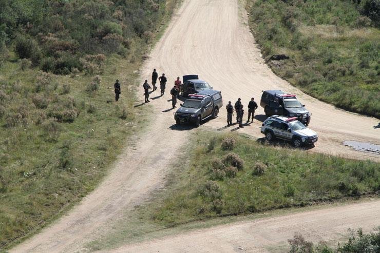Barreiras s&atilde;o montadas em v&aacute;rias estradas do Sul do Estado
