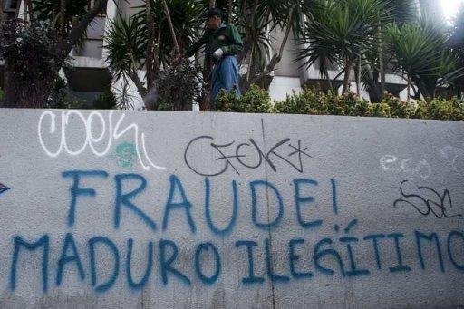 Oposi&ccedil;&atilde;o quer impugna&ccedil;&atilde;o das elei&ccedil;&otilde;es na Venezuela