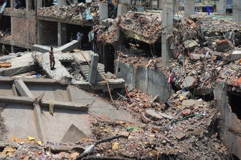 N&uacute;mero de mortos por desabamento em Bangladesh supera 500