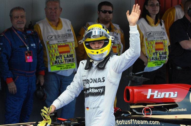 Nico Rosberg faz a pole no Grande Pr&ecirc;mio de Barcelona