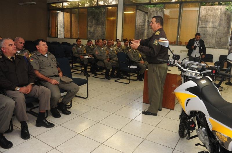 Comandante da BM destacou agilidade no atendimento com emprego das motos