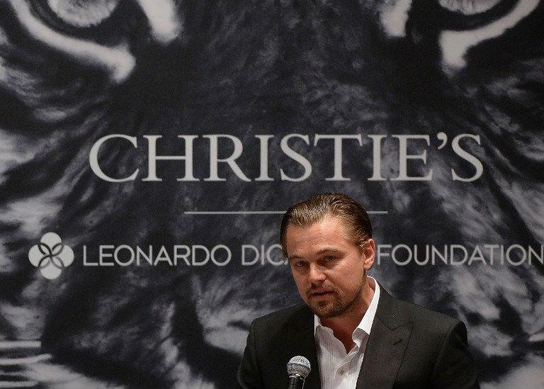 33 obras de arte contempor&acirc;nea foram vendidas em leil&atilde;o organizado por DiCaprio
