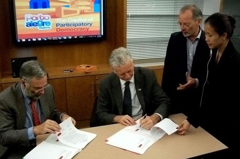 Fischkin estar&aacute; na Capital para selar a parceria em junho