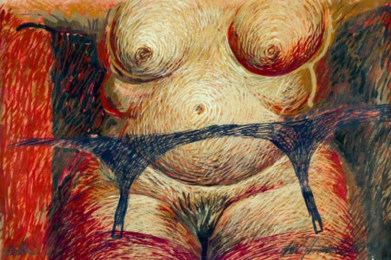 Mostra exibe obras de engajamento feminista da artista pl&aacute;stica falecida em dezembro do ano passado