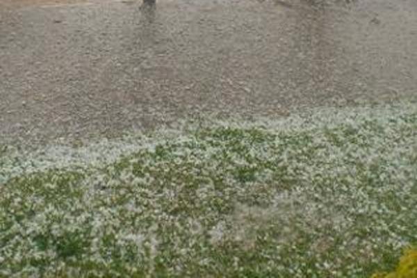 Cerro Grande do Sul teve mais de 30 minutos de precipita&ccedil;&atilde;o com pedras de gelo