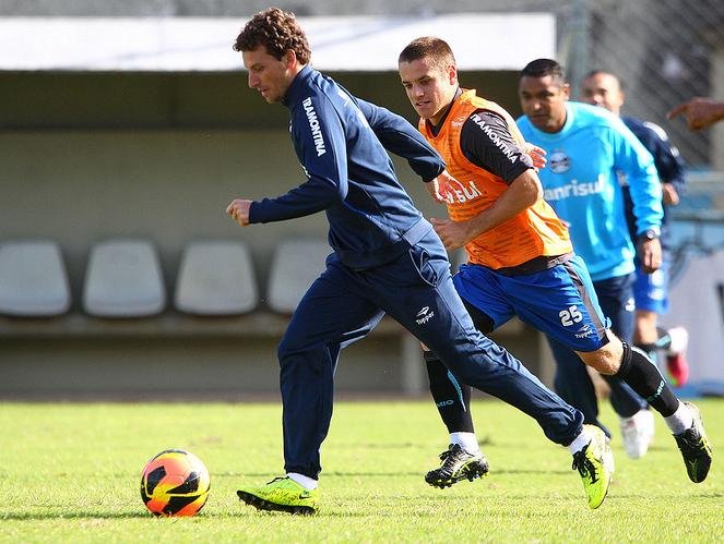 Equipe fez treino recreativo antes de viajar