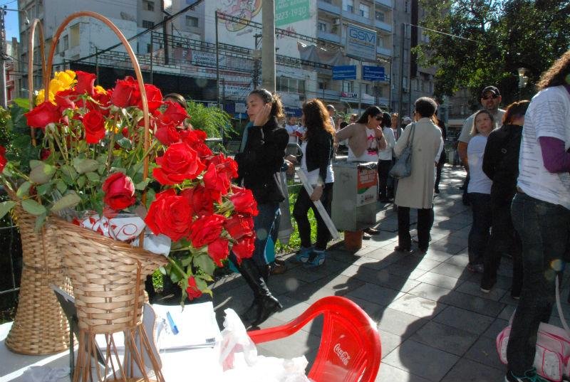 Parentes fizeram protesto em Santa Maria