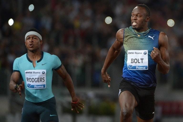 Desta vez, Bolt viu rival chegar na frente