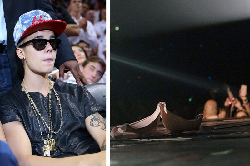 Popstar publicou foto do presente jogado pelas f&atilde;s &acute;crescidas`