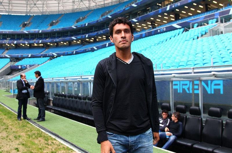 Volante conheceu Arena do Gr&ecirc;mio na apresenta&ccedil;&atilde;o