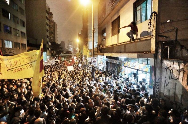 Protesto contra aumento de tarifa em SP