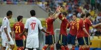 Espanha goleou o Taiti por 10 a 0 no Maracanã