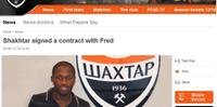 Fred assinou por cinco anos com o Shakhtar Donetsk