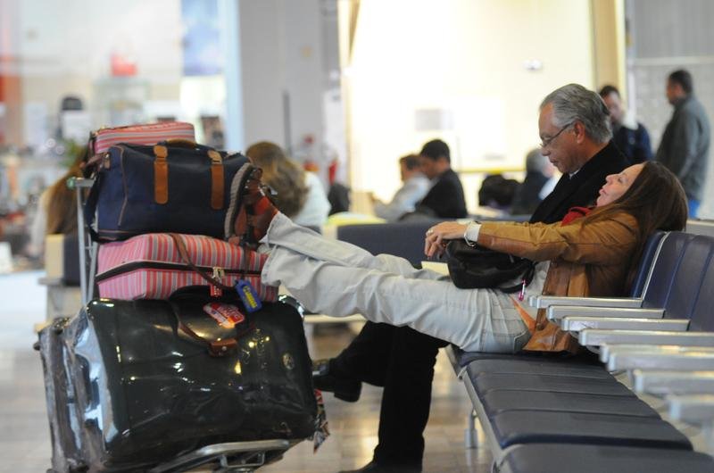 Muitos passageiros reclamam da falta de informa&ccedil;&atilde;o sobre os voo