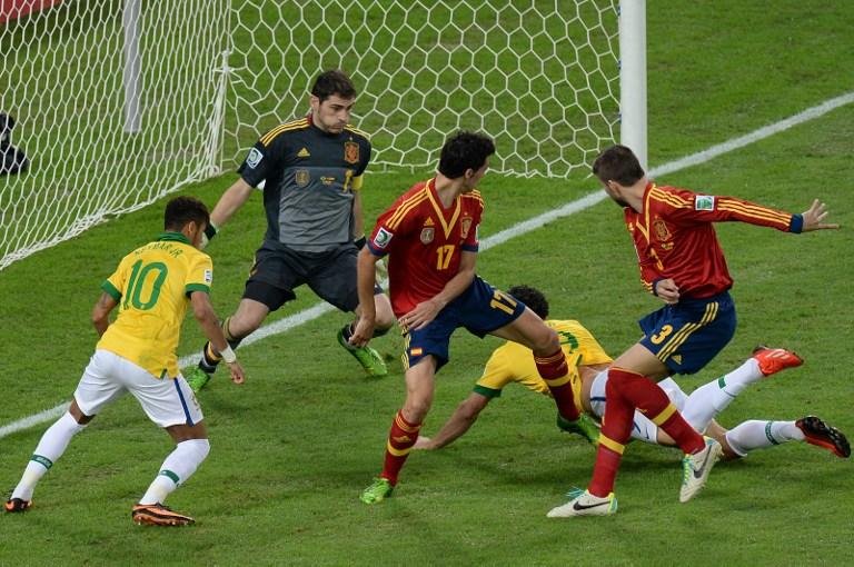 Centroavante abriu caminho para goleada da Sele&ccedil;&atilde;o sobre Espanha 