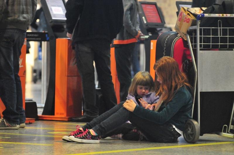 Passageiros foram obrigados a esperar no sagu&atilde;o do aeroporto Salgado Filho