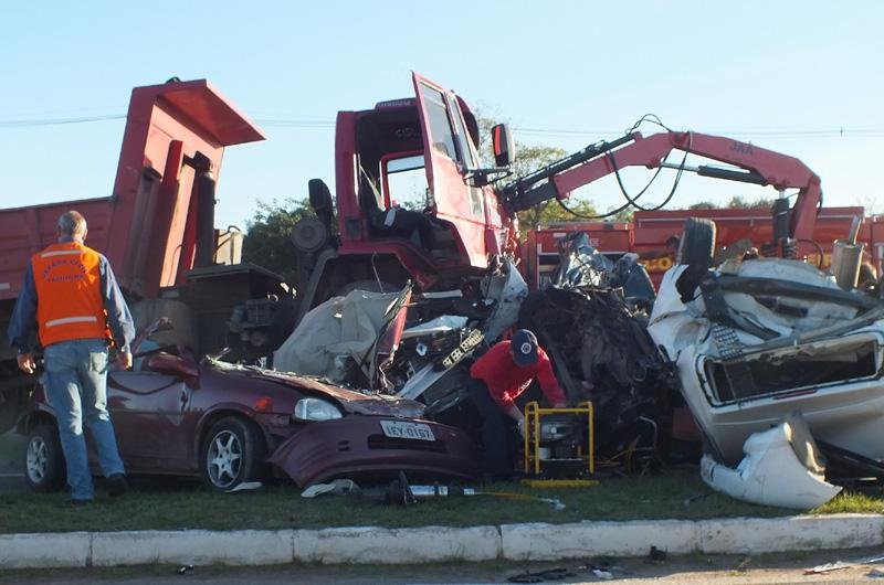 Acidente ocorreu no quil&ocirc;metro 03 da ERS 115, em Taquara