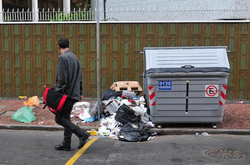 A cidade enfrentou dificuldades por causa da greve geral e da falta de transporte