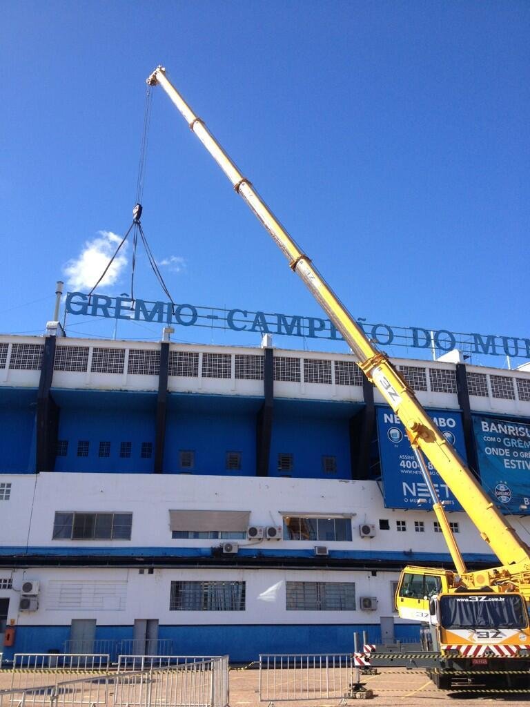 Item ser&aacute; colocado na Arena, assim como p&oacute;rtico e refletores 