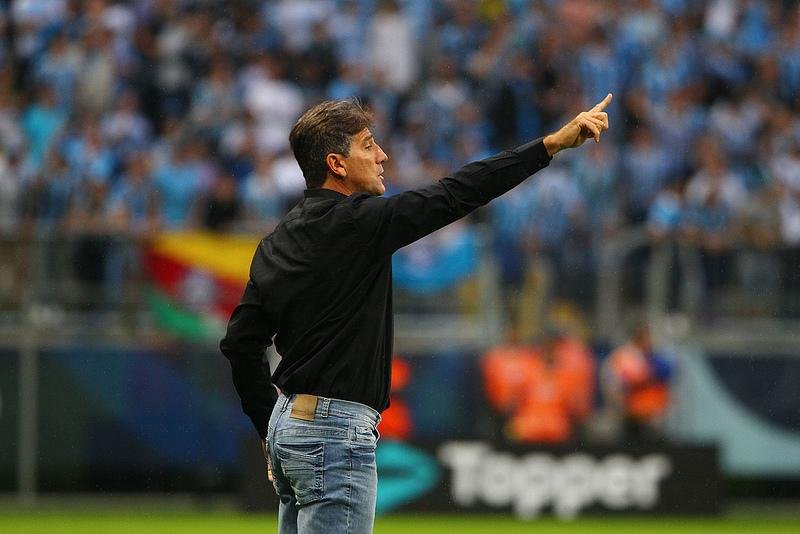 Renato conquistou sua primeira vit&oacute;ria no Gr&ecirc;mio nesse domingo