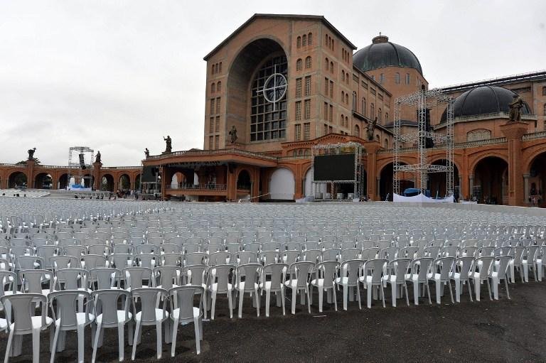 Bas&iacute;lica de Nossa Senhora da Concei&ccedil;&atilde;o Aparecida est&aacute; pronta para receber o Papa
