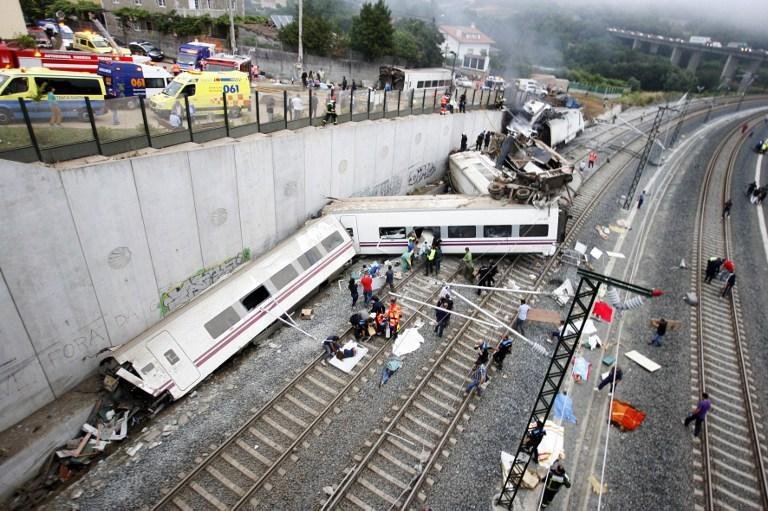 Acidente &eacute; uma das piores trag&eacute;dias da Espanha