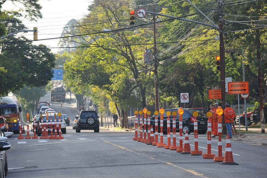 EPTC sinalizou mudan&ccedil;as no trecho na manh&atilde; deste s&aacute;bado