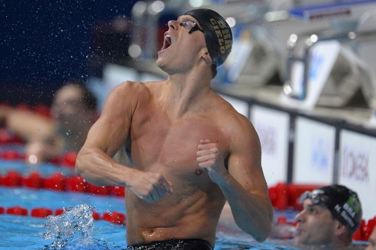 Com tempo de 23s01, Cielo &eacute; ouro nos 50m borboleta no Mundial de Esportes Aqu&aacute;ticos 