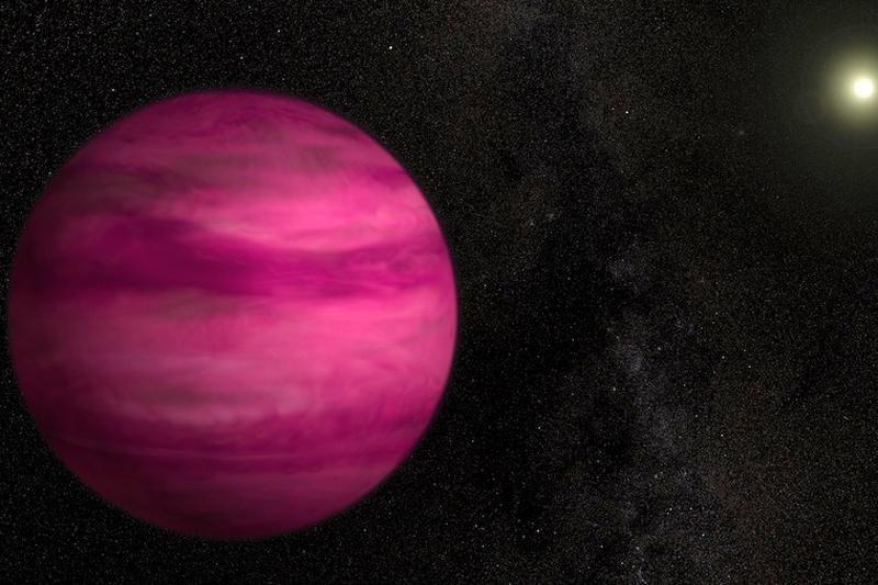 Astro brilha em tons de cereja e magenta por ainda preservar calor de sua forma&ccedil;&atilde;o