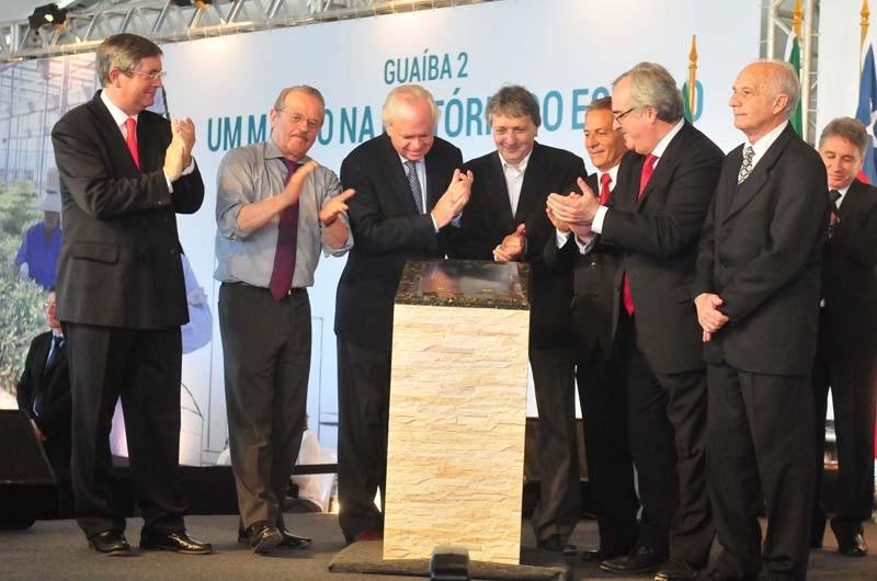 Governador Tarso Genro participou da cerim&ocirc;nia em Gua&iacute;ba