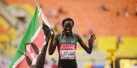 Queniana é bicampeã mundial na maratona