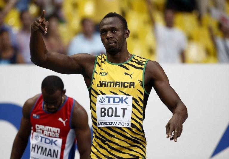 Bolt vence com facilidade primeira eliminat&oacute;ria dos 100 m no Mundial de Moscou