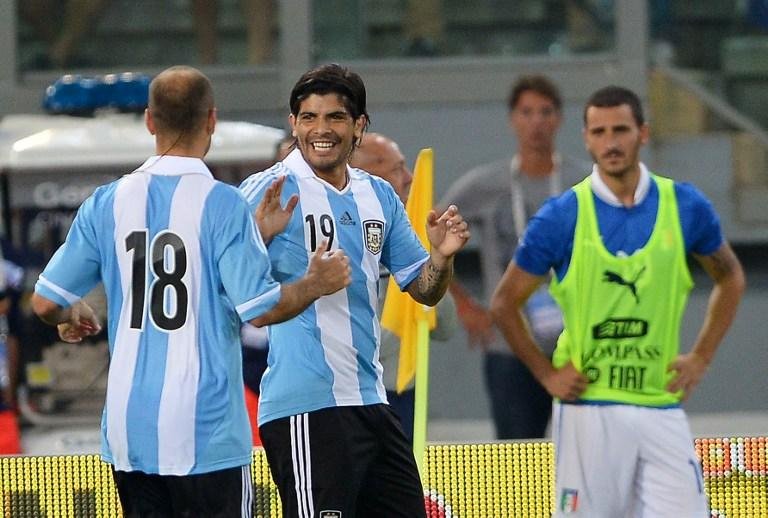 Em bom jogo, Argentina bate It&aacute;lia por 2 a 1 em Roma