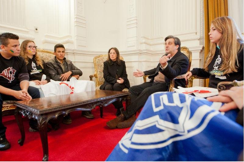 Secret&aacute;ria-adjunta da Casa Civil, Mari Perusso, recebeu grupo