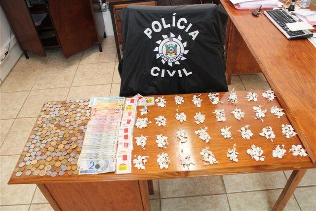 Buchinhas de coca&iacute;na foram encontradas prontas para venda