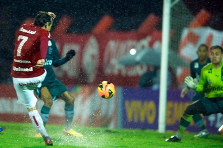 Desgaste de jogos na chuva influenciou Inter misto contra o Salgueiro