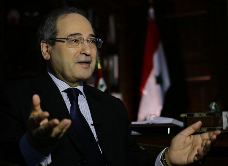 Vice ministro s&iacute;rio Fay&ccedil;al Moqdad diz que pa&iacute;s n&atilde;o mudar&aacute; posi&ccedil;&atilde;o
