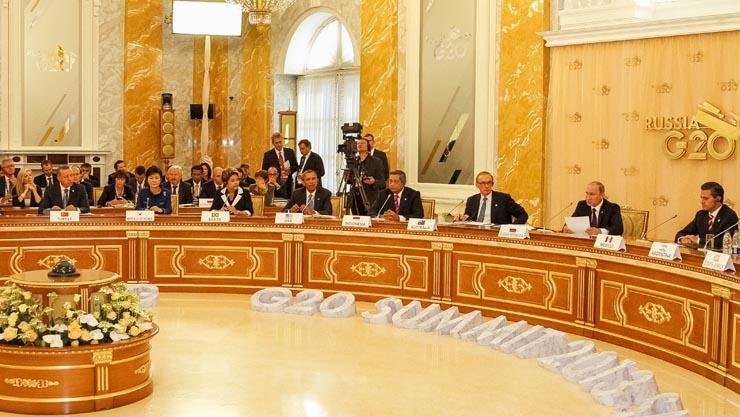 C&uacute;pula do G20 se reuniu nesta quinta-feira em S&atilde;o Petersburgo