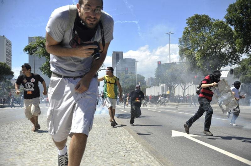 Protestos no Dia da Independ&ecirc;ncia tiveram confrontos