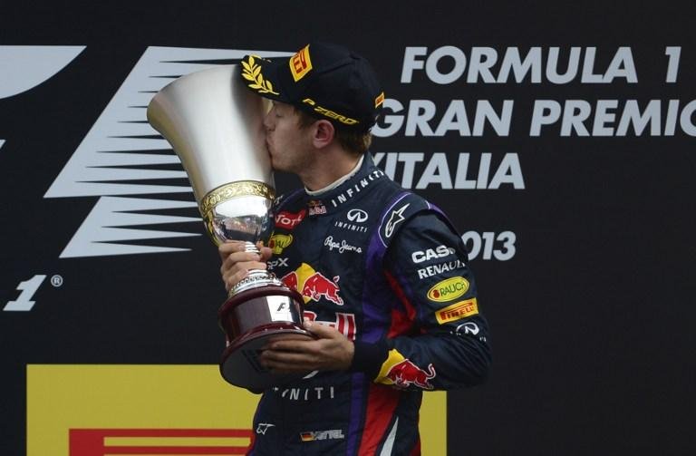 Sebastian Vettel n&atilde;o teve dificuldades para liderar de ponta a ponta a corrida na It&aacute;lia