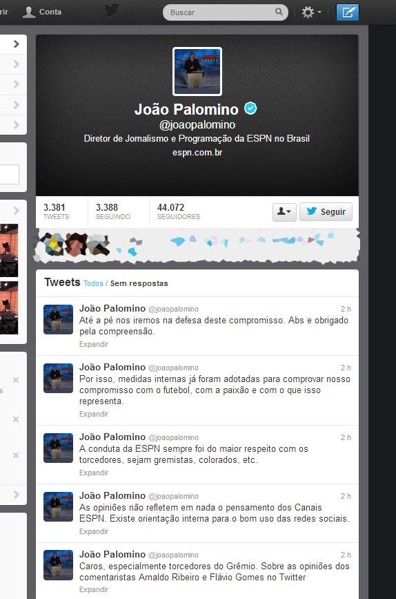 Jornalista Fl&aacute;vio Gomes teria sido demitido pela emissora