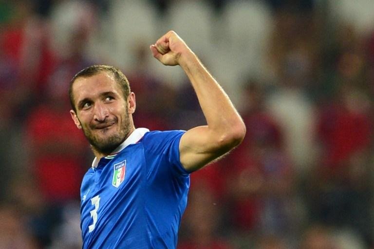 Chielini marcou o primeiro gol da It&aacute;lia
