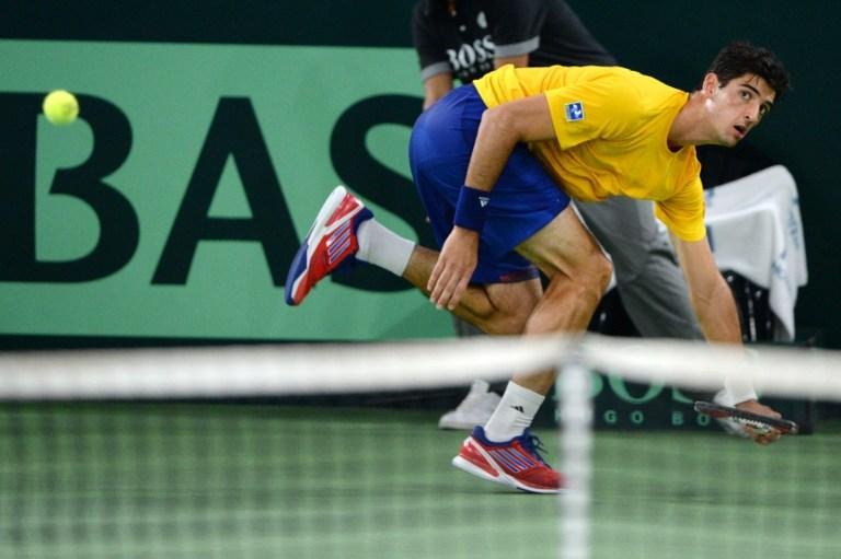 Bellucci perdeu seus dois jogos contra a Alemanha na Copa Davis