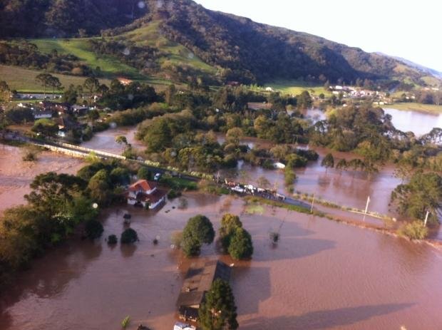 Imagem a&eacute;rea de Bom Retiro
