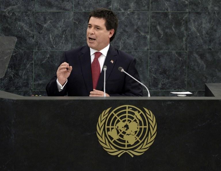 Horacio Cartes participou de Assembleia Geral da ONU