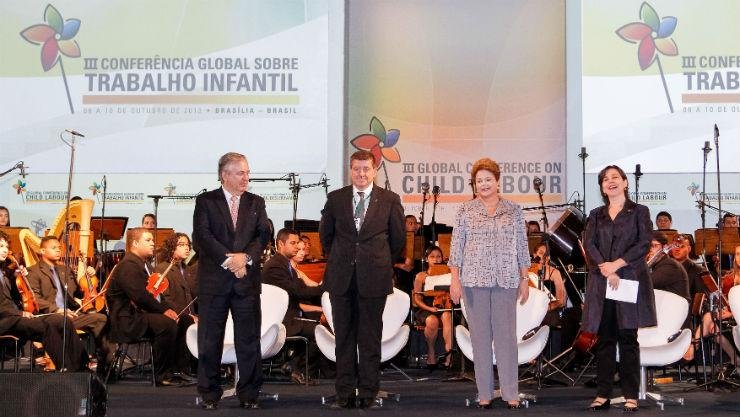 Dilma abriu 3&ordf; Confer&ecirc;ncia Global sobre Trabalho Infantil