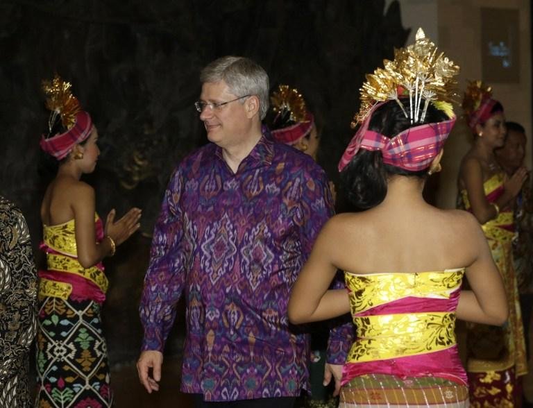 Stephen Harper fez coment&aacute;rios sobre espionagem em Bali