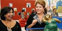Dilma Rousseff participou da abertura da exposição ´Mulheres do Brasil´, da artista plástica Eliana Kertész