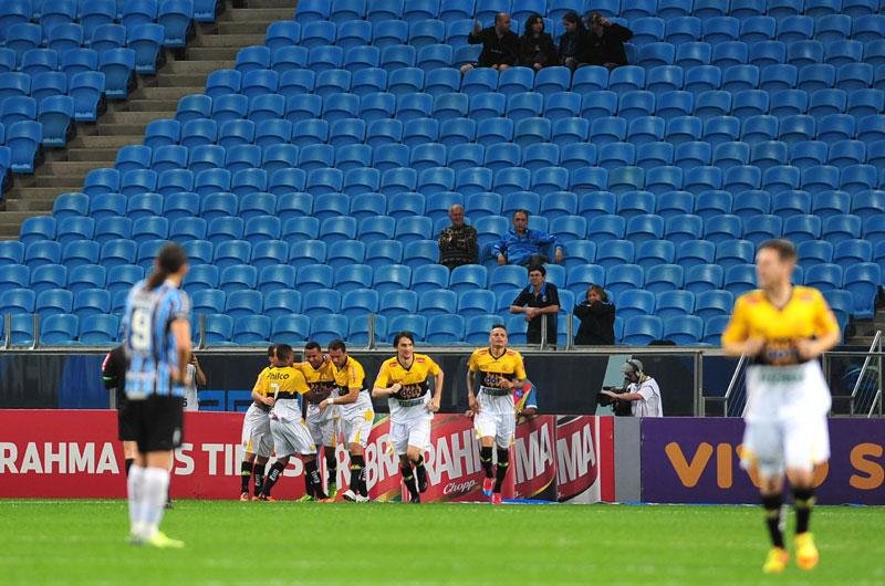 Gr&ecirc;mio perde por 2 a 1 para o Crici&uacute;ma na Arena