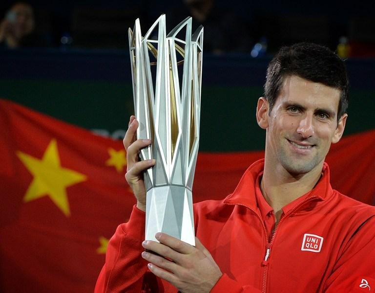 Novak Djokovic venceu o Masters 1000 de Xangai ao bater o argentino Juan Del Potro
